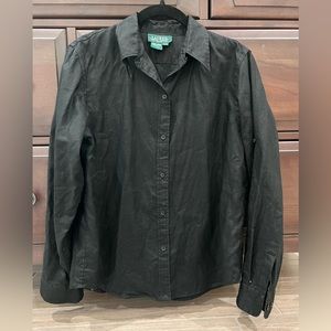 Ralph Lauren Petite Linen Top